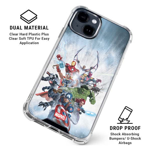 Marvel Avengers Assembled iPhone 15 Clear Case